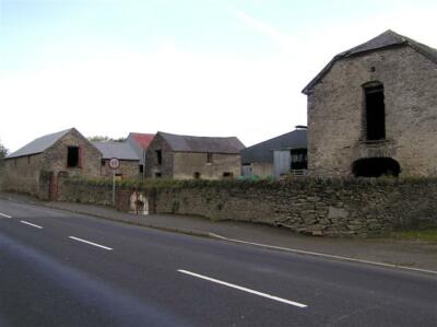 Photo 6x4 Old farm buildings Convoy Conmhaigh They are located on the ou c2008