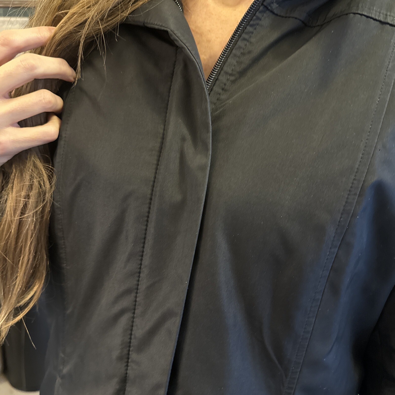 Express Lined Rain Coat, Size Large - image 6