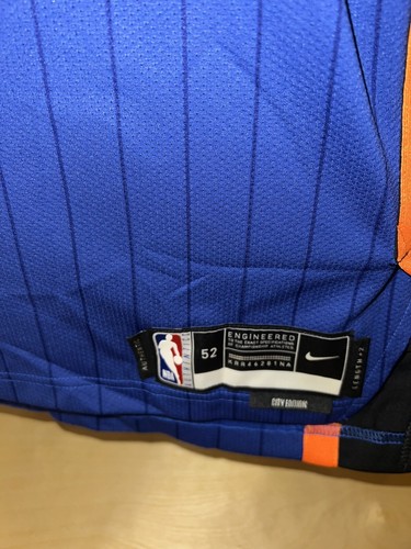 Nike New York Knicks Julius Randle KITH City Edition Authentic Jersey Size 52 XL - Picture 6 of 8