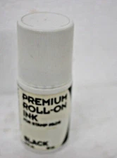 COSCO 2000 PLUS PREMIUM ROLL ON INK FOR STAMP PADS BLACK INK  2.0 FLUID OUNCES