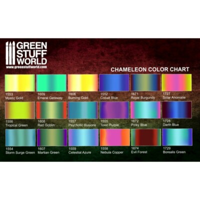 Green Stuff World - Colorshift Chamäleon Acrylfarben 17 ml (Vollsortiment)