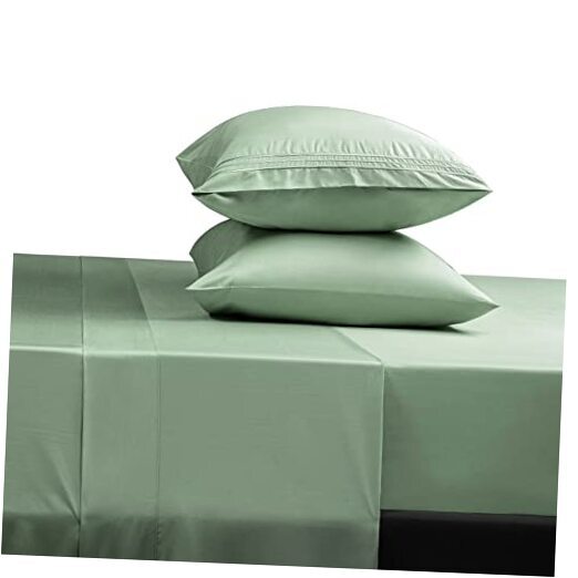 Bed Sheet Set Super Soft Microfiber 1800 Thread Count Luxury Queen Sage