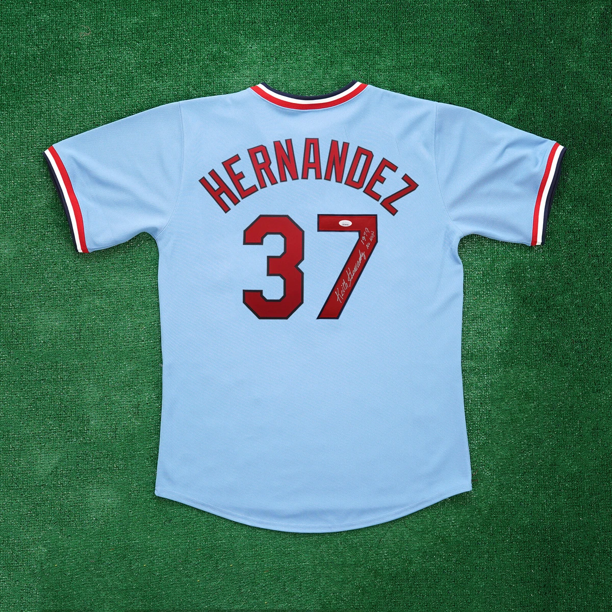 Keith Hernandez signed 1979 NL MVP St. Louis Cardinals Cooperstown Jersey  JSA