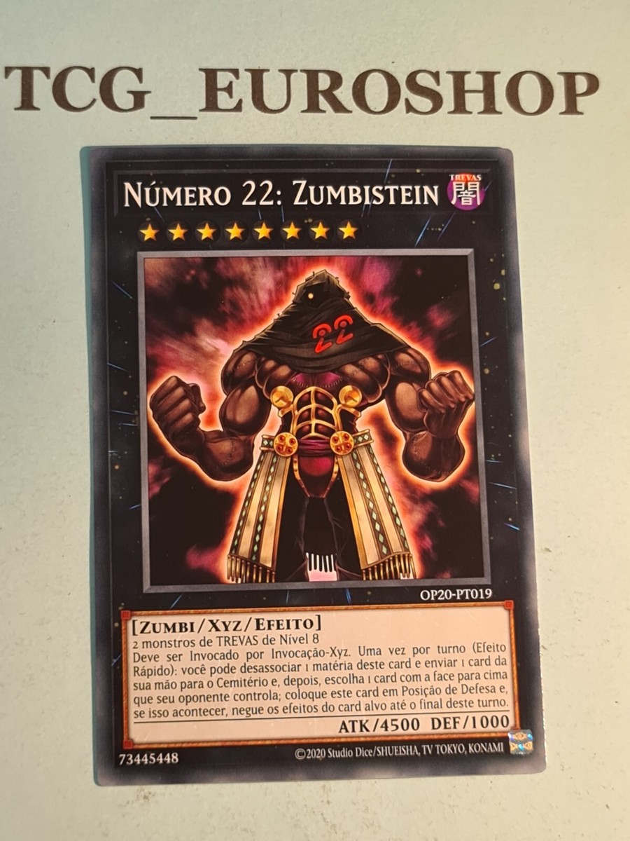 Yu-Gi-Oh! Carta Number 22: Zombiestein, RARE-ENSE1, Rara, Edizione Limitata
