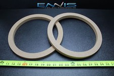 2 MDF SPEAKER RINGS SPACER 10 INCH WOOD 3/4 THICK FIBERGLASS BOX EE-RING-10R