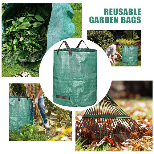 4x Laubsack Garten 272Liter XXL faltbar Gartensack Grünschnitt Gartenabfallsäcke - Bild 5 von 13
