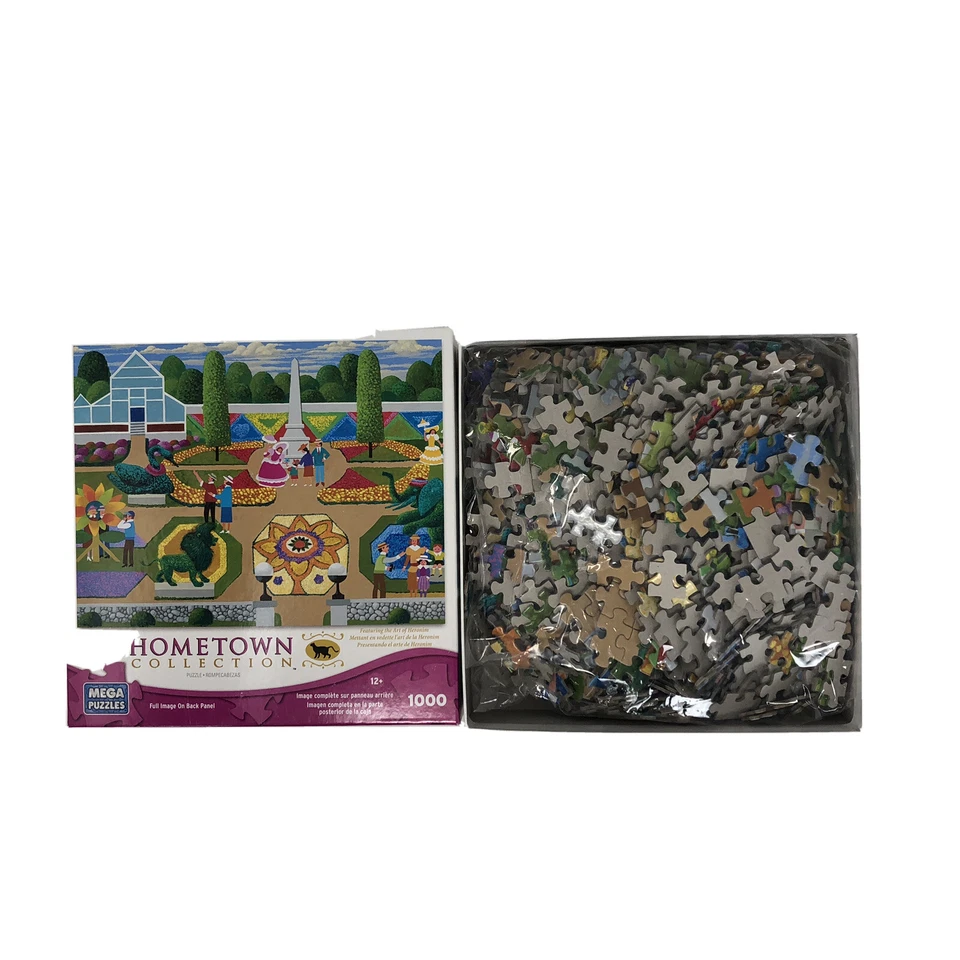 Mega Puzzle Hometown Heronism, Buffalo Wysoki, Wooster Scott 1000 Pc Lot Of 7 L1 - Image 3 of 4