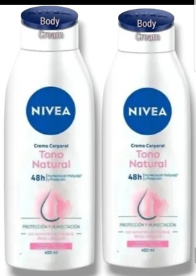 NIVEA CREMA  CORPORAL ACLARADO NATURAL 48h PREVIENE MANCHAS y ARRUGAS 2pck