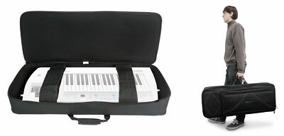 Rockville BEST BAG 49 Padded Rigid Keyboard Gig Bag Case for