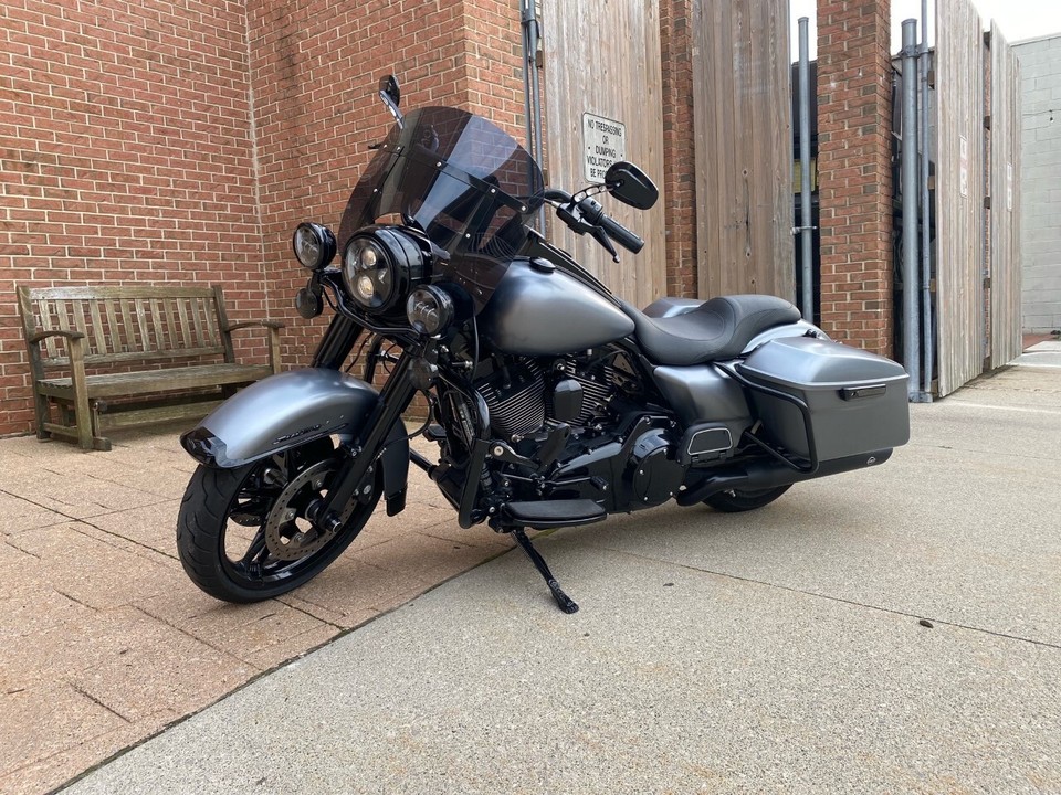 Harley Davidson Road King windshield DARK tinted MINI 12" Lexan