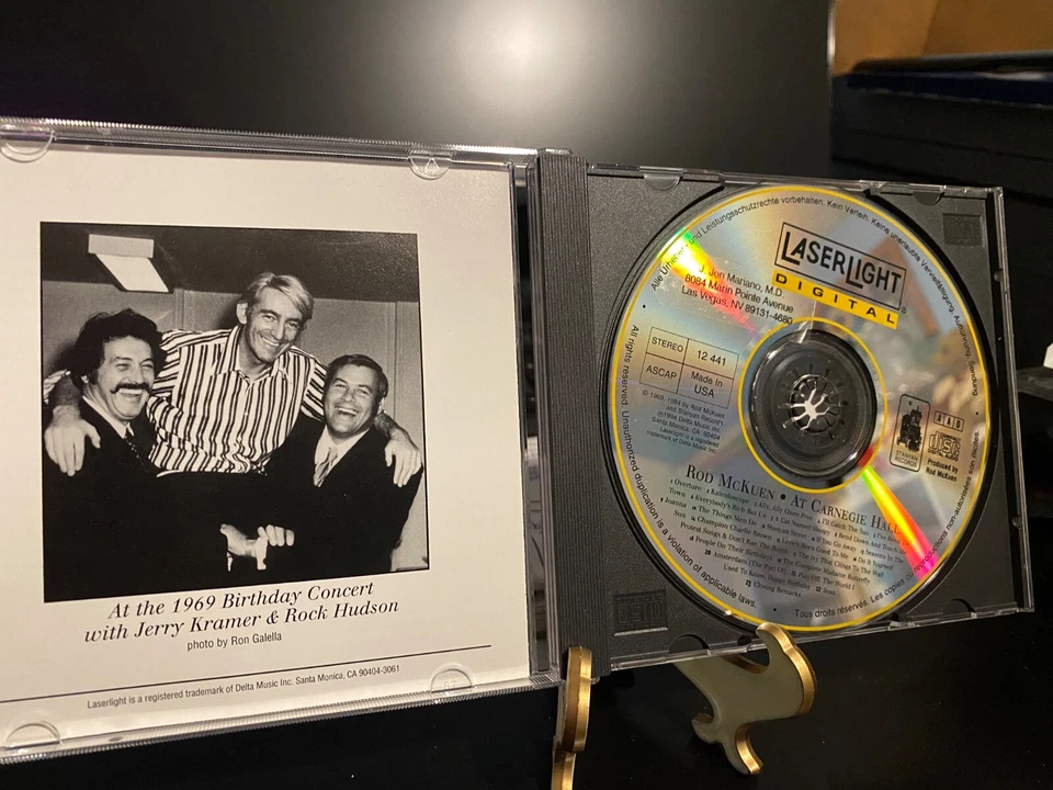 Компакт-диск Rod Mckuen Live At Carnegie Hall - Изображение 3 из 3