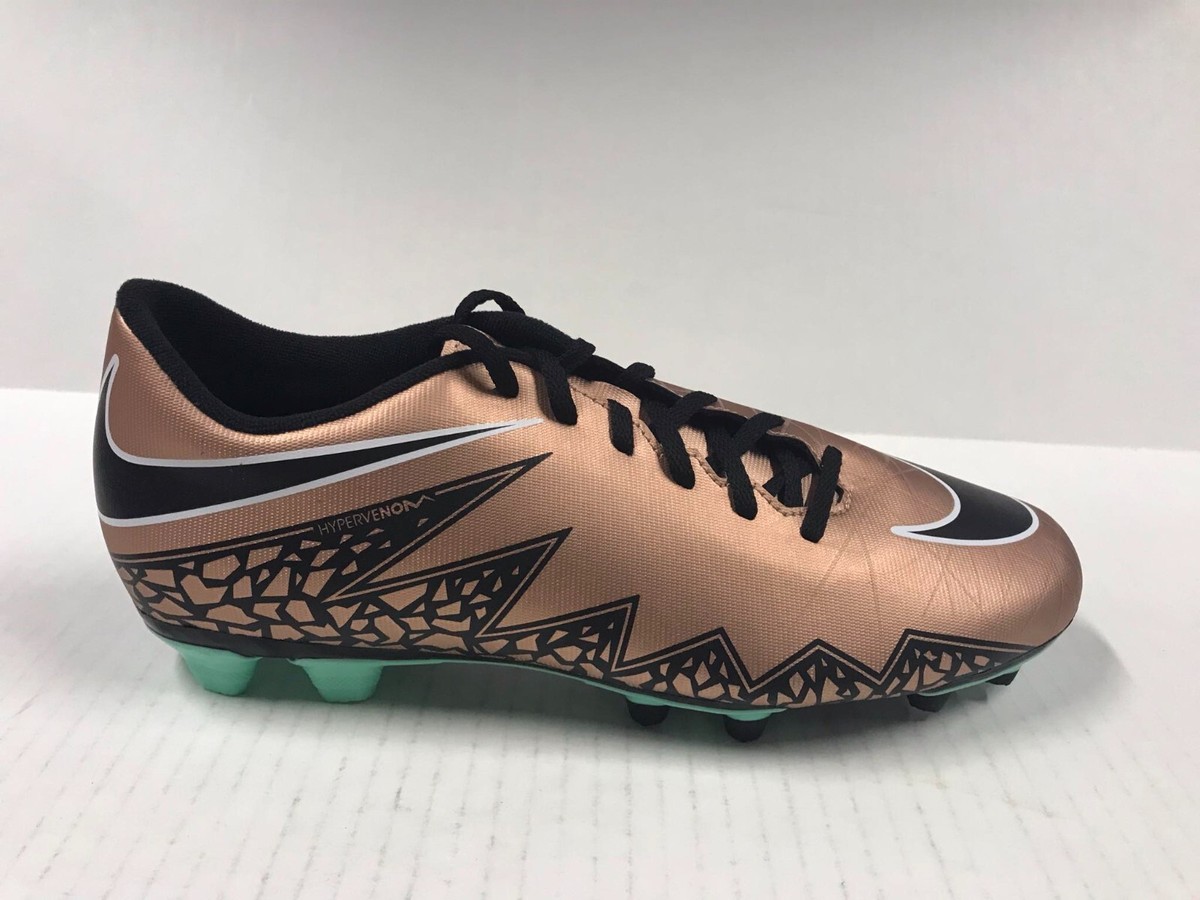 Nike Hypervenom Phade II FG Soccer Cleats Bronze/Black - Men's