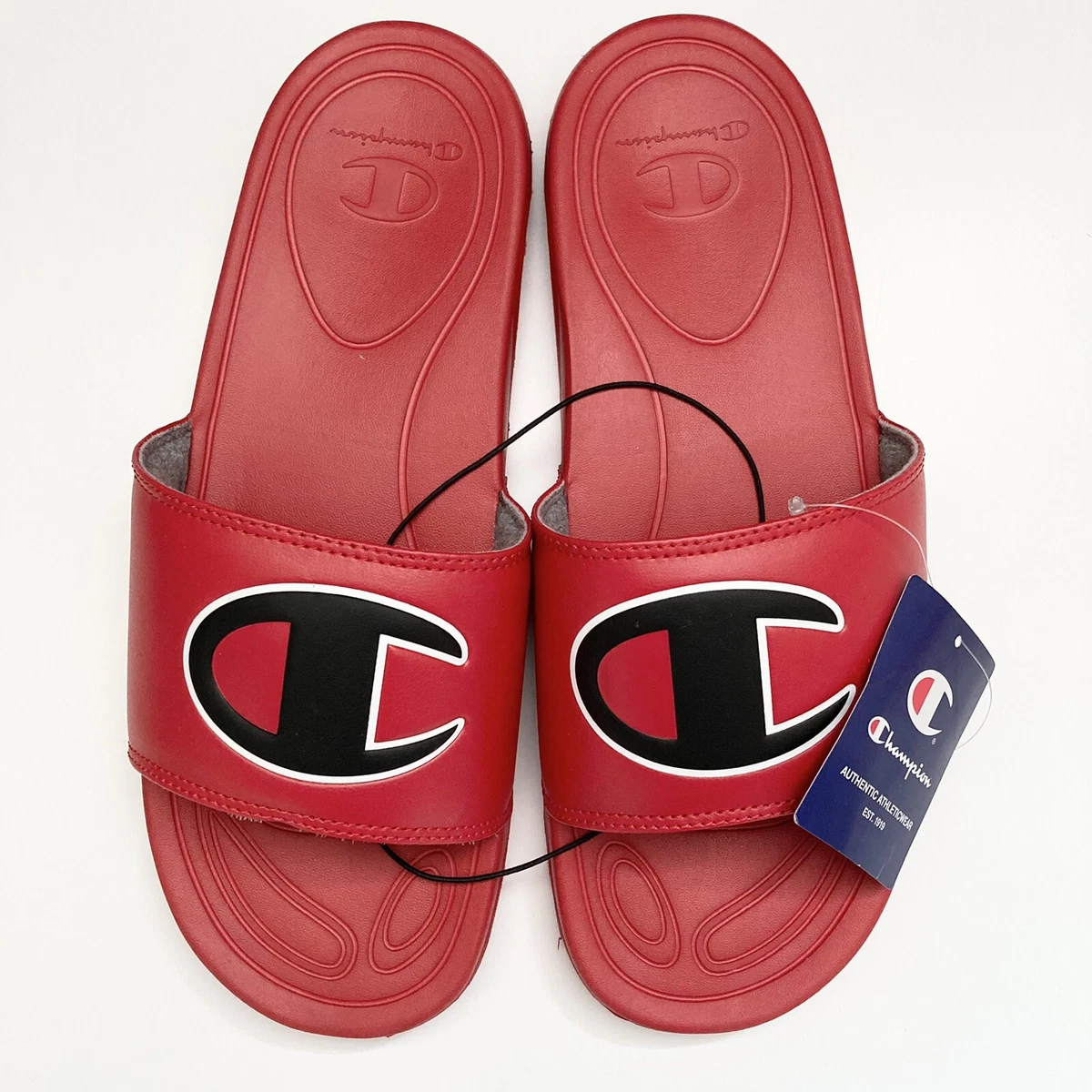 Champion hotsell red slippers