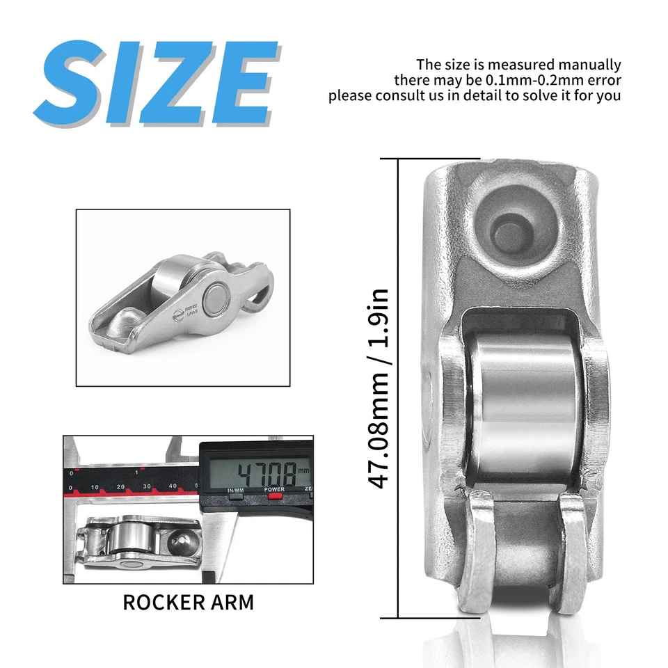 Brazos basculantes EPChunMi 8 piezas para Dodge 06-10 se adapta al motor Chrysler 2,7 L V6 Foto 3 de 4