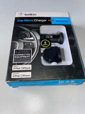 Belkin Micro Auto USB Car Charger with 30 Pin Apple Charge/Sync Cable