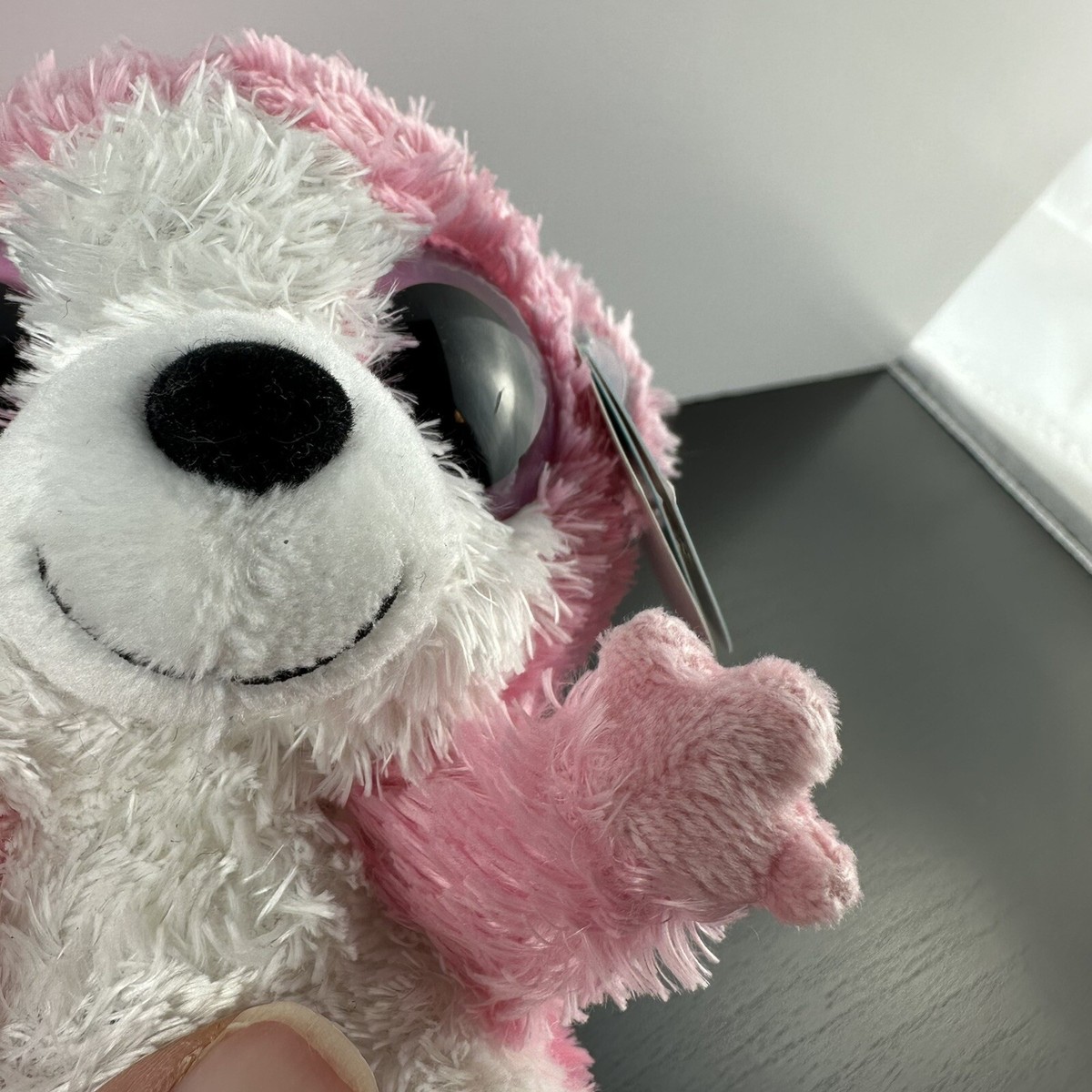 TY Beanie Boos - BUBBLEGUM the Pink Lemur 6