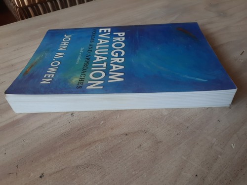 Program Evaluation: Forms and approaches by John M. Owen (English) PB - 第 5/6 張圖片