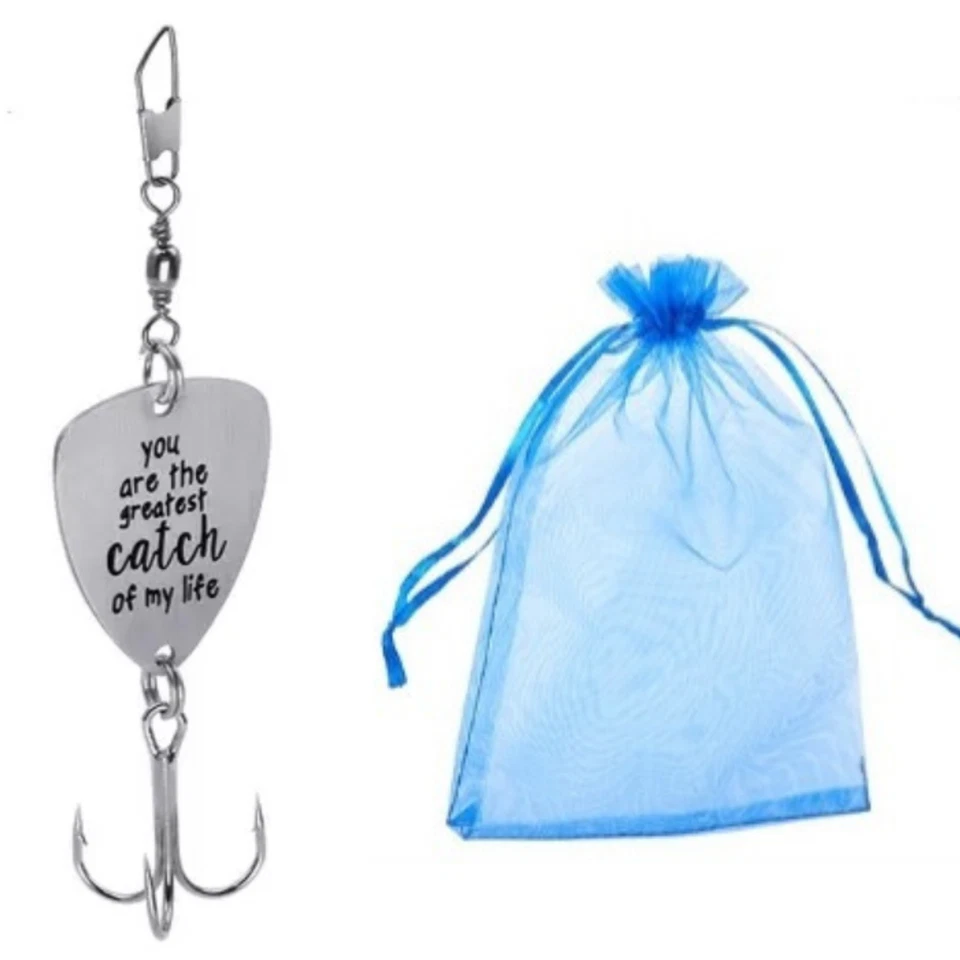 Señuelos de pesca HQ de 1 pieza MEJORES PAPÁ señuelos de pesca cebos duros para regalo día del padre ++ Foto 4 de 4