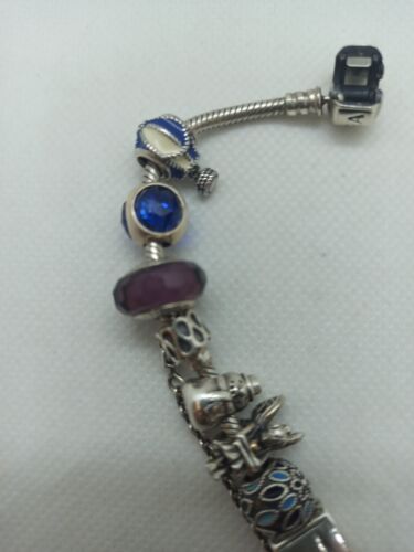 Bracciale Pandora Completo Di 13 Charms - Foto 10 di 14