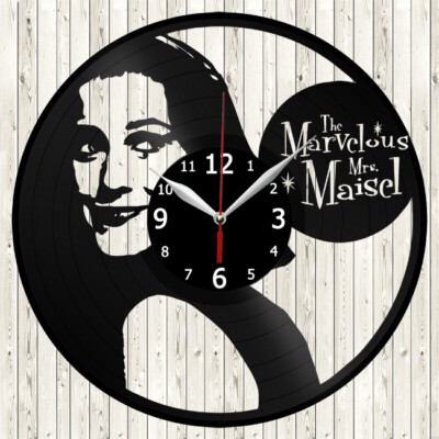 The Marvelous Mrs Maisel Vinyl Record Wall Clock Decor Handmade 4948