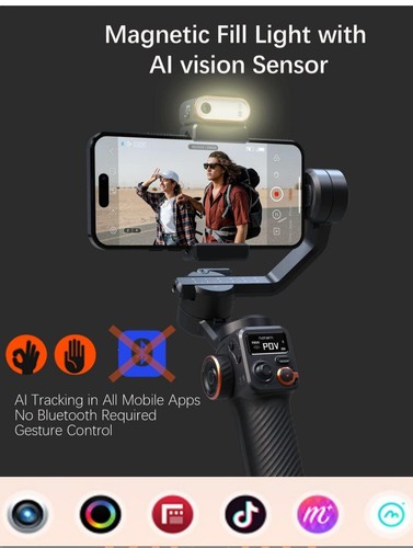 Hohem iSteady M6 Stabilizzatore Gimbal per Smartphone - Photo 2/3