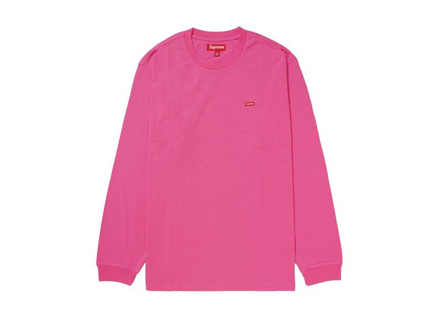 Supreme SS16 Small Box Tee ピンク (Supremeステッカー付き) Supreme Small Box L/S Tee Pink (25SS) | eBay