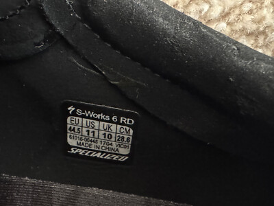 Specialized S-Works 6 RD Road Cycling Shoe EU 44.5, US 11.0