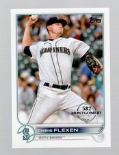 2022 Topps 582 Montgomery Club Stamp #311 Chris Flexen Seattle Mariners