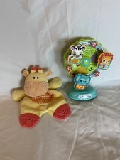 Vetch Turn & Learn Ferris Wheel Baby Toy & Koala Baby Giraffe Plush Rattle