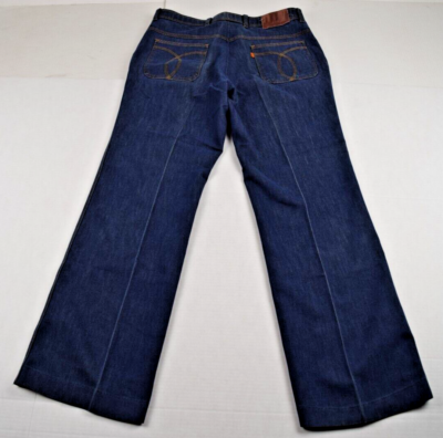 Levi's Jeans VTG Orange Tab Action Slacks 70s Blue Soft Thin Levi's Jeans VTG Orange Tab Action Slacks 70s Blue Soft Thin