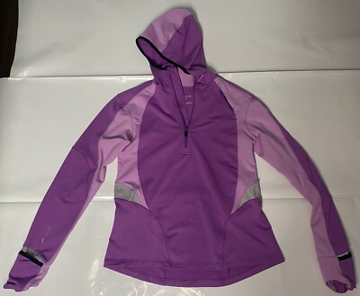 Brooks Purple Long Sleeve Fitness Sweat Shirts Equilibrium Technology Sz Small
