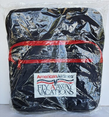 Vintage American Airlines AA Fly A Away Vacations Carry On Luggage