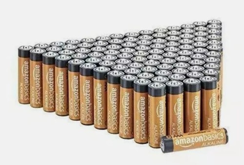 Amazon Basics AAA Alkaline 100 Pack High-Performance Batteries 1.5 Volt T