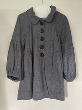 Free People Blazer Jacket Cotton Linen Blend Size S