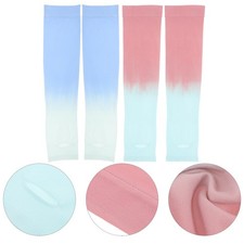 2 Pairs Protective Arm Sleeves Gloves Cloth Protector Cooling Women