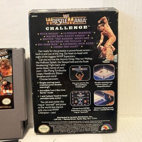 WWF WrestleMania Challenge Nintendo Entertainment System NES 1990 CIB