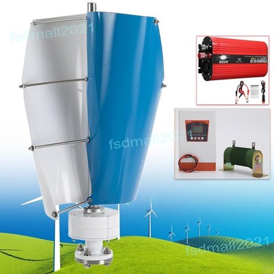 800W Windturbinen-Generator Windmill & Hybrid Laderegler Inverter 12V 24V 48V