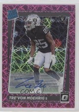 2021 Donruss Optic Pink Velocity Prizm 14/30 Trevon Moehrig Tre'von Auto 0s9t