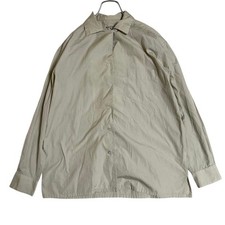 MARGARET HOWELL MHL. Long Sleeve Shirt Beige Size 2 Japanese Minimal