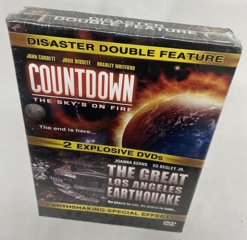  Countdown & Great LA Earthquake DVD - Disaster Double Feature - 2-Disc Set NEW - Picture 3 of 4
