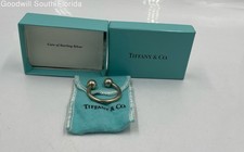 Authentic Tiffany  Co. Women's Silver Keychain. In Box.