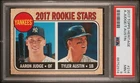 2017 Topps Heritage 🔥AARON JUDGE🔥 RC Rookie PSA 9 🌟 Mint
