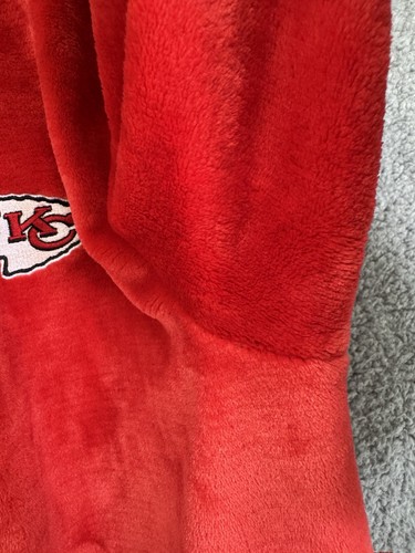 Make It Official Red Kansas City Chiefs Robe Women's Size L/XL POE - Picture 4 of 12