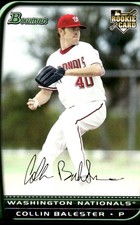 Collin Balester 2008 Bowman Draft Picks & Prospects #BDP6 Nationals MLB READ