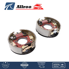 New Plate Trailer Brake For 9k 10k Lbs Lhrh Pair 12-14x3-38 Hydraulic Brakes New Plate Trailer Brake For 9k 10k Lbs Lhrh Pair 12-14x3-38 Hydraulic Brakes