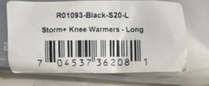 Pactimo Storm+ Knee Warmers Long  Black Size L