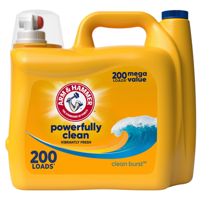 #ad ARM amp; HAMMER Liquid Laundry Detergent Soap Clean Burst 200 fl oz 200 Loads $17.60