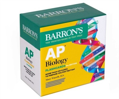 AP Biology Flashcards Third Edition UptoDate Review Barrons AP Pr by Mary Wuerth