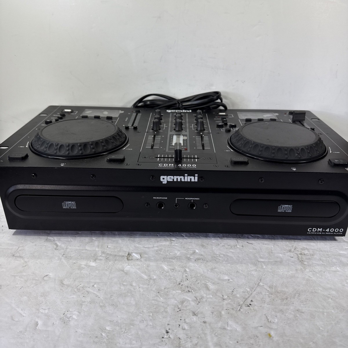 ⚠️AS-IS READ⚠️ Gemini CDM-4000 2-Channel Dual CD/MP3/USB