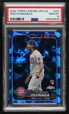 2024 Topps Chrome Update Sapphire Edition Rookie Debut Shota Imanaga PSA 10 0g6d